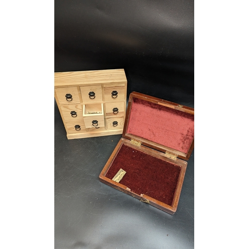 548 - 2 x Wooden Boxes