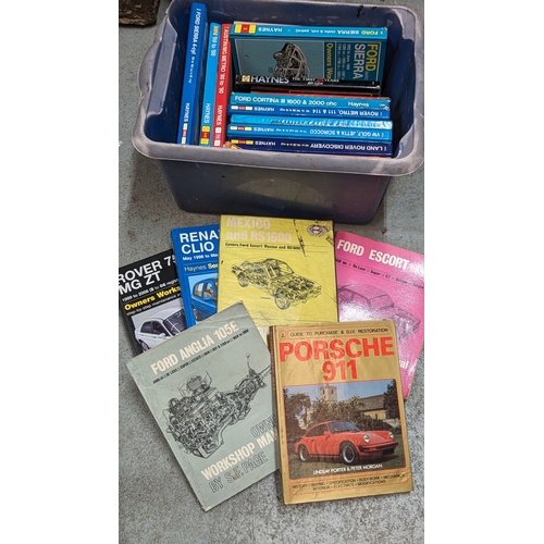 549 - Haynes Manuals Including Ford Mexico, Anglia, Porsche 911 Restoration