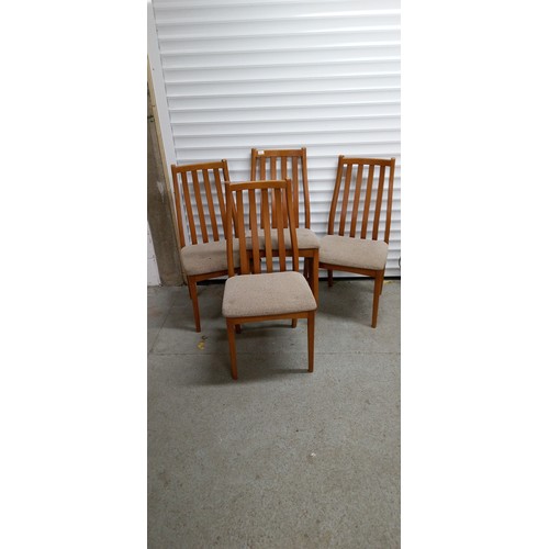 717 - Four 70's Style Dining Chairs.