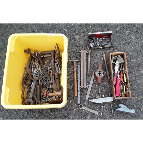 101D - Mixed Hand Tools, Spanners, Files and Much More.