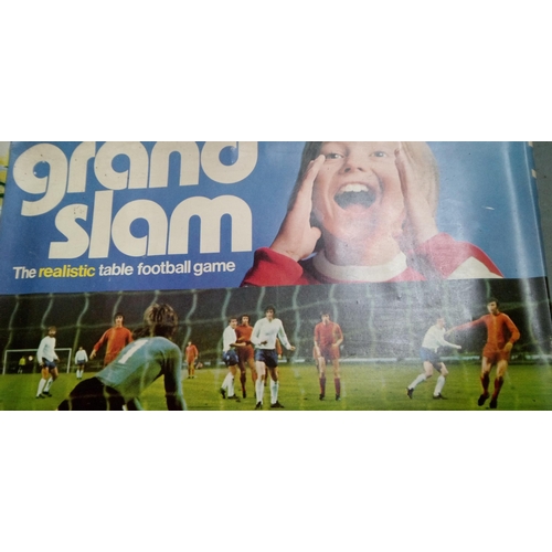 1280 - 5 Vintage Football Board Games-Soccerboss, Wembley, Grand Slam, League Championship, Table Soccer.