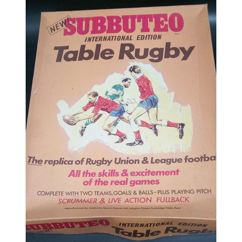 1283 - A Vintage Subbuteo Table Rugby Game.