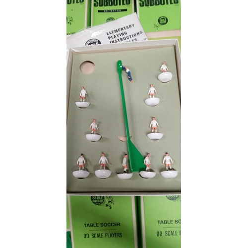 1284 - A Quantity of Vintage Subbuteo Soccer Game Accessories. Boxes have contents, teams etc