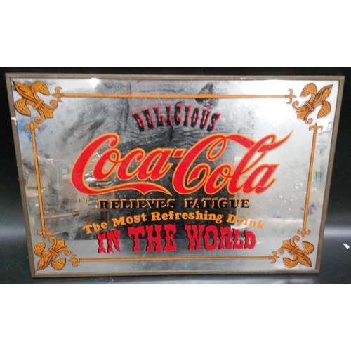 1319 - A Coca Cola Mirror.