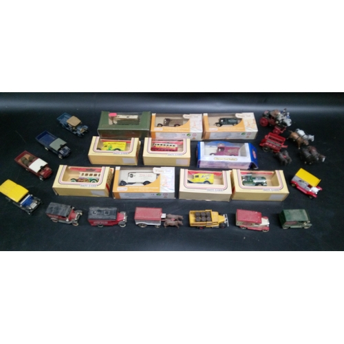 1330 - A Quantity of Days Gone, Yesteryear and other Diecast Model Cars including Coca Cola.