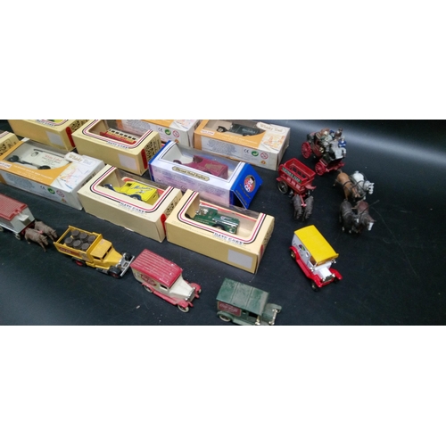 1330 - A Quantity of Days Gone, Yesteryear and other Diecast Model Cars including Coca Cola.