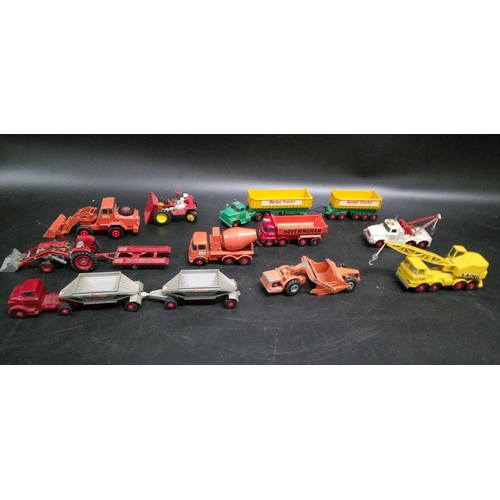 1332 - An Assortment of Matchbox Toy Trucks and Lorries.