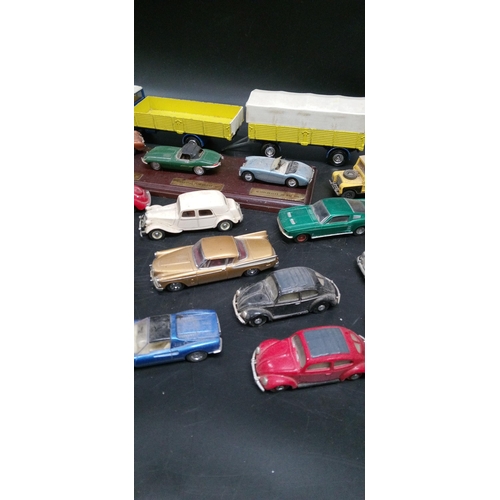 1339 - A Quantity of Vintage, Playworn Dinky Diecast Metal Toy Cars.