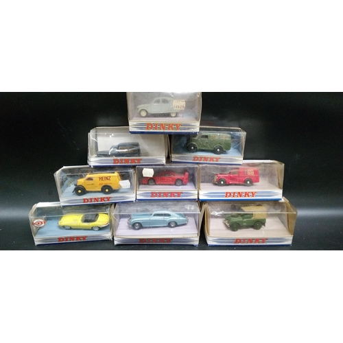 1340 - 9 Boxed Dinky Diecast Metal Toy Cars.