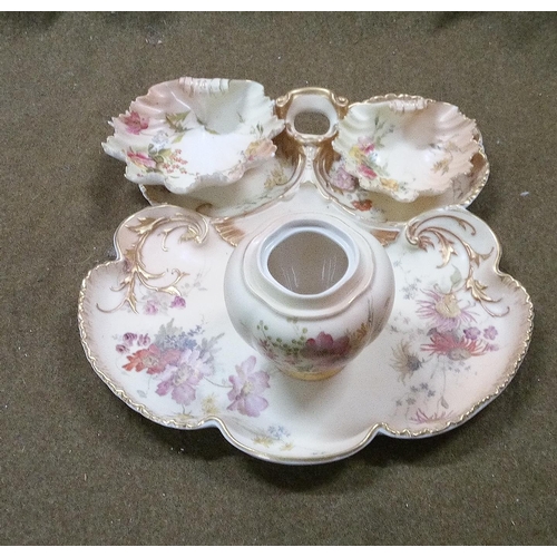 633 - Antique Royal Worcester Cake Platter.