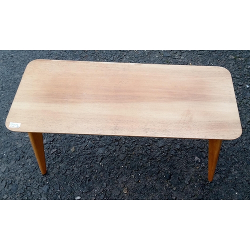 647 - A Mid Century Coffee Table 45cm H x 88cm W x 38cm D.