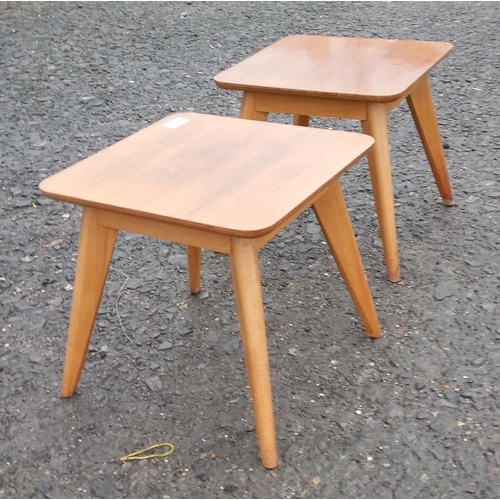 648 - 2 Small Mid Century Occasional Tables.