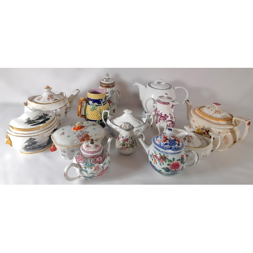 256 - A Selection of Tea and Coffee Pots, Jugs and Sugar Bowls.