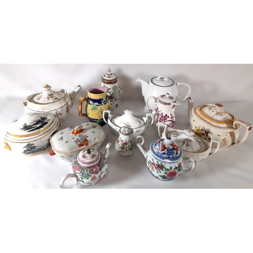 256 - A Selection of Tea and Coffee Pots, Jugs and Sugar Bowls.