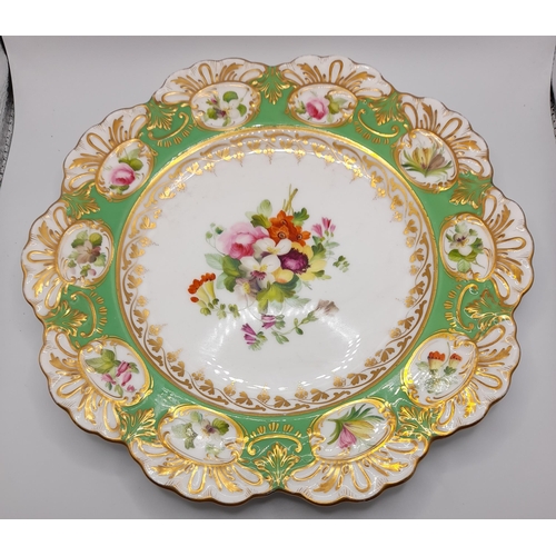 258 - A Selection of Items including plates, platters and jugs. All featuring green patterning or colour.