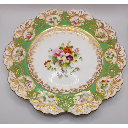 258 - A Selection of Items including plates, platters and jugs. All featuring green patterning or colour.