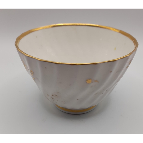 259 - A Selection of Cups, Small Plates and more with gold patterning.