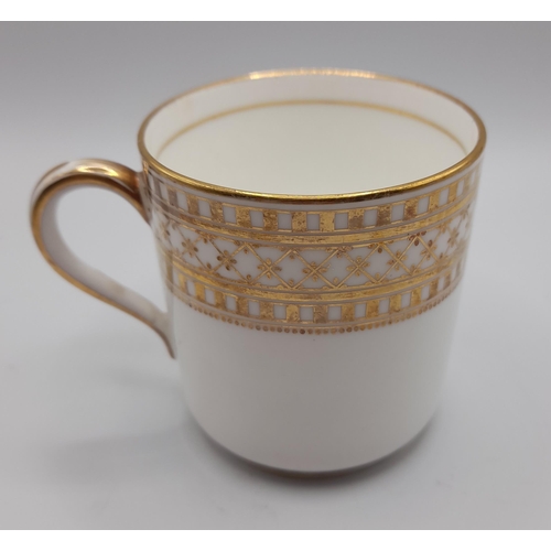 259 - A Selection of Cups, Small Plates and more with gold patterning.