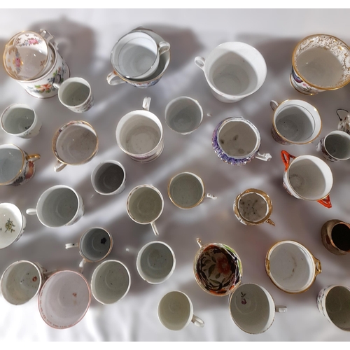 260 - A Huge Selection of China Tea Cups in many styles including some with Oriental and Floral Patterning... 