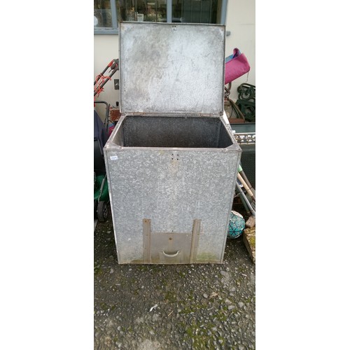 223 - Galvanised Coal Bunker