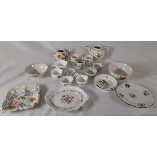 270 - A Selection of China with Floral Patterning including cups, plates, bowls and more.