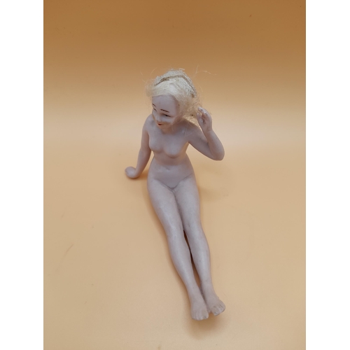 20 - A Collection of 4 Nude Ladies in Porcelain, 2 with 