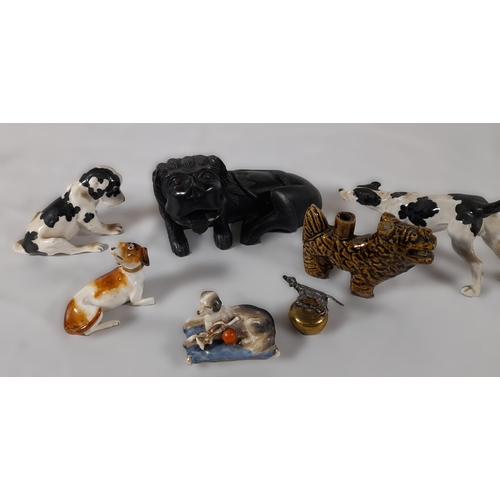 315 - A Selection of Various Dog Ornaments. 6 In Total.