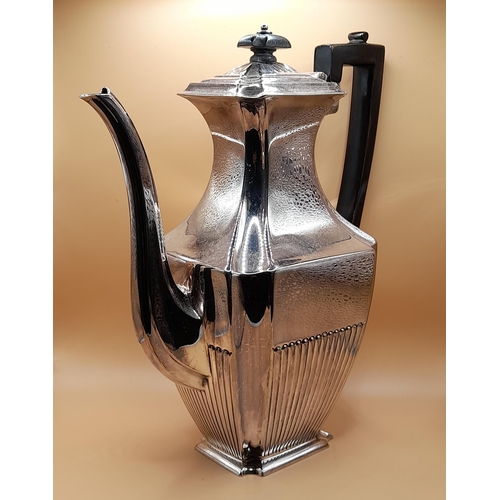 36 - A Collection of 3 Pieces of Matching Antique Silverplateware comprising of A Coffee Pot, and Teapot ... 