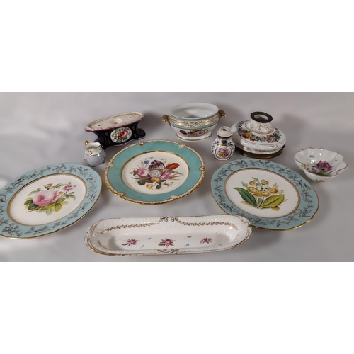 351 - A Mixed Lot of Floral and Gilt Decorated China including Plates, Pots and More.