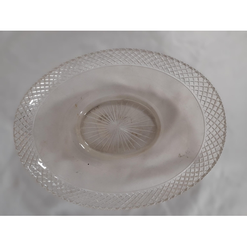 367 - A Collection of Crystal Ware including an Oval Dish, 30cm L x 22.5cm W, A Bowl 15.5cm Diameter and t... 