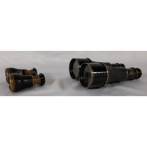 372 - A Pair of Vintage Binoculars. With 