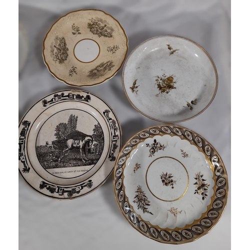 376 - A Mixed Lot of Plates in Various Styles. Some with Damage as Pictured. 12 in Total.