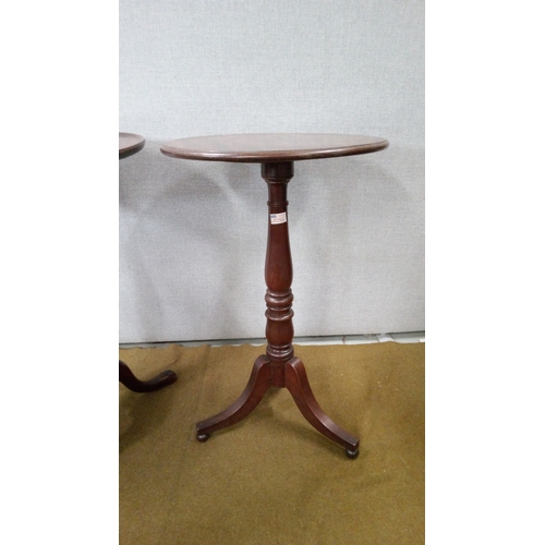 729 - A Selection of occasional tables on Tripod legs with carved detailing