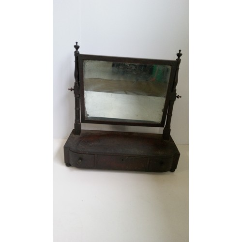 753 - 3 Assorted  Antique Dressing Table Mirrors.