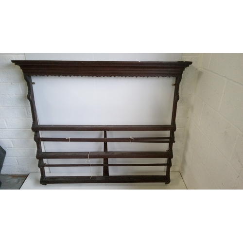 762 - An Antique Plate Rack.
118cm High,131cm Wide, 45cm Deep