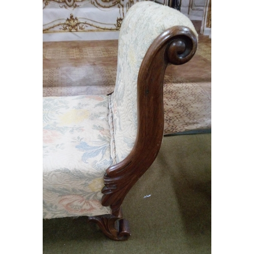 424 - Antique Child's Stools, one with with carved detailing and and Ebonised small Stool