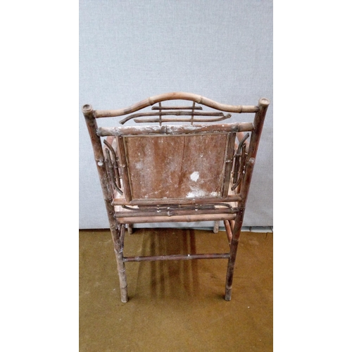 453 - An Antique Bamboo chair in need of restoration.