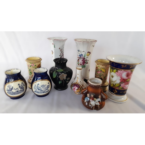 248A - A Selection of Vases by various makers including Spode.