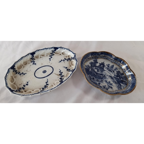 250A - A Mixed Lot of Oriental Blue and White Chinaware including Dipping Bowls, Side Plates, Serving Bowls... 