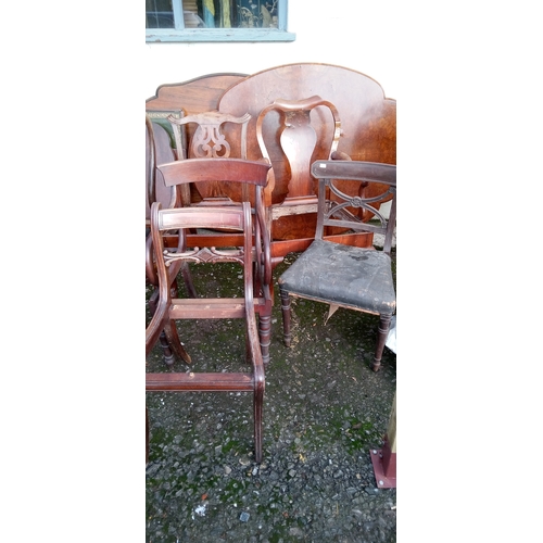 1300 - A Large Quantity Of Furniture Parts Including Table Tops,Table Bases,Chairs Spindles And More