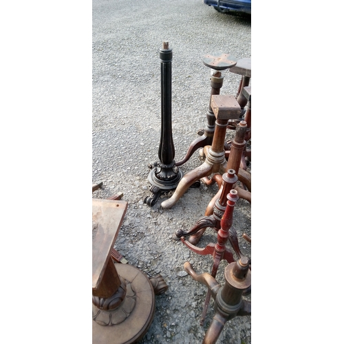 1300 - A Large Quantity Of Furniture Parts Including Table Tops,Table Bases,Chairs Spindles And More