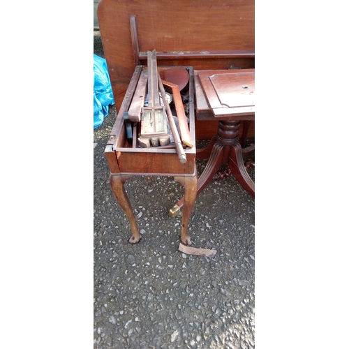 1300 - A Large Quantity Of Furniture Parts Including Table Tops,Table Bases,Chairs Spindles And More