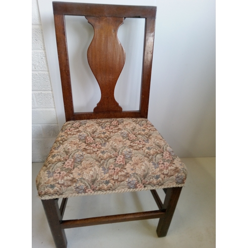 786 - A Set of 6 Upholstered Dining Chairs. 
94cm High,51cm Wide,38cm Deep.