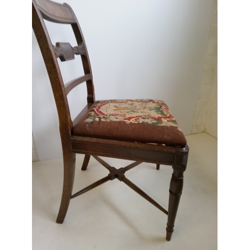 789 - A pair Of 1900's Antique Chairs. 84cm High,46cm Wide,38cm Deep.