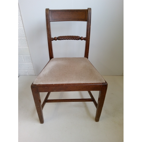 792 - A Set Of 6x Georgian Style Chairs with Square Legs.
81cm High,48cm Wide,38cm Deep.