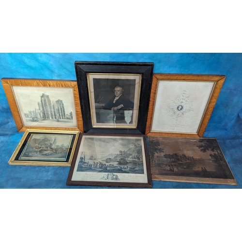 833 - 6 X Antique Engravings