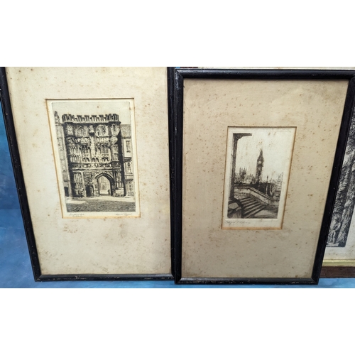 835 - 10 x Assorted Engravings etc.