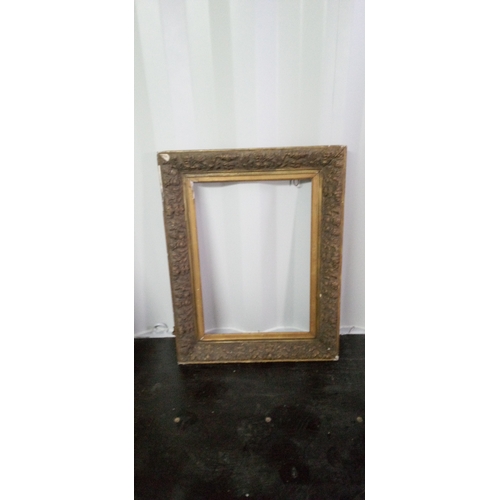 1297 - 3 x Gilt Effect Picture Frames,Largest is 81cm High x 63cm Wide