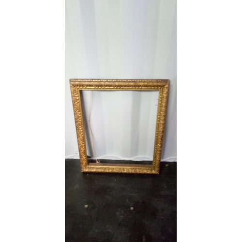 1297 - 3 x Gilt Effect Picture Frames,Largest is 81cm High x 63cm Wide