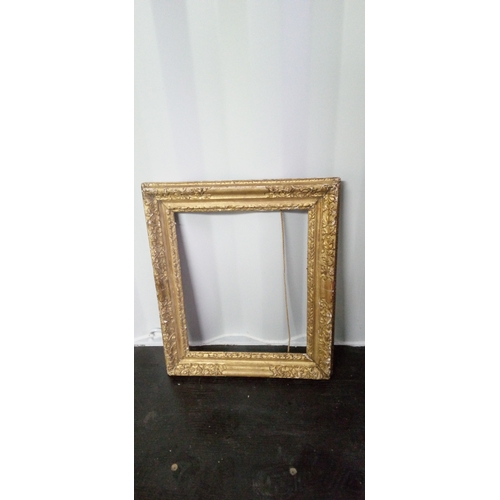 1297 - 3 x Gilt Effect Picture Frames,Largest is 81cm High x 63cm Wide